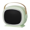 thumbnail image 2 of 1200W Desktop Space Heater, 220V Portable Electric Heater Fan for Office Desk Bedroom, Heating with Overheat Protection, Energy Efficient Compact Heater, Green, 2 of 7