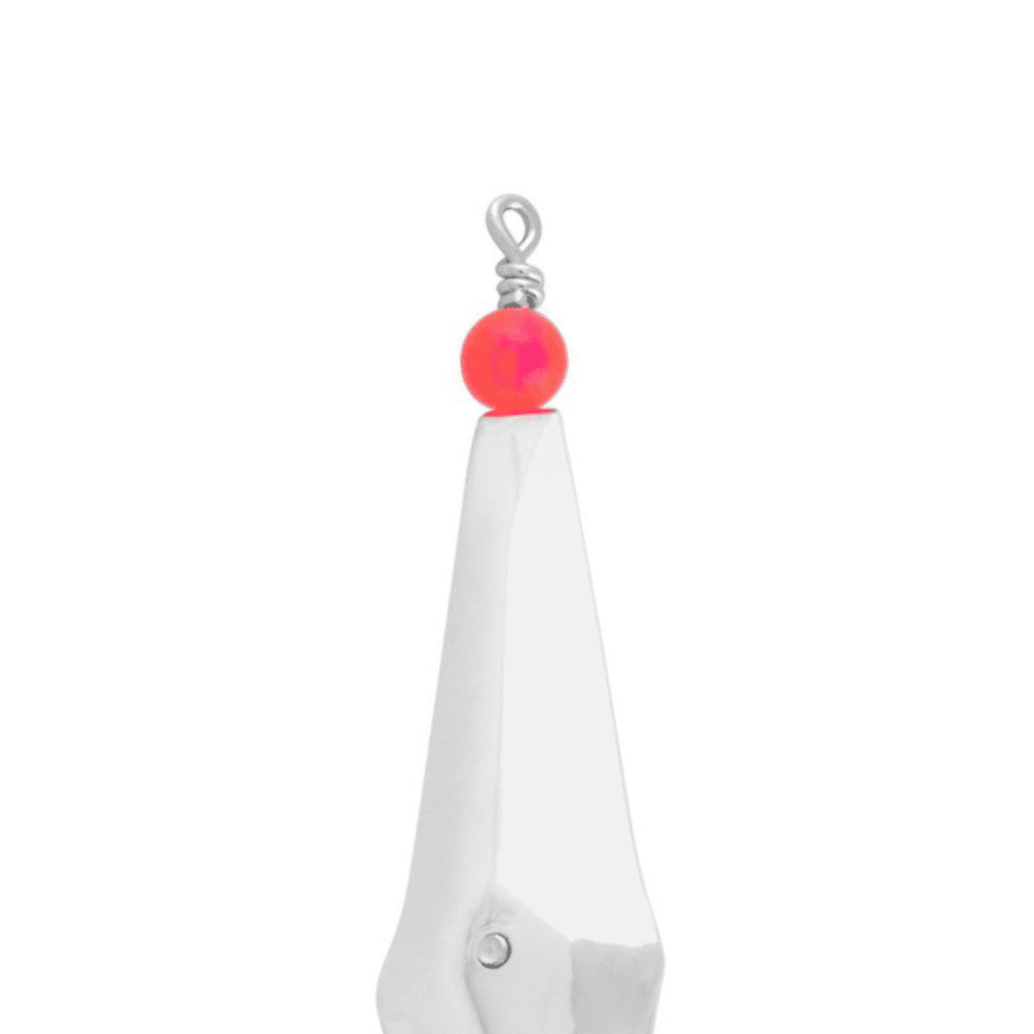 Tsunami Sea Spoon Fishing Lure 2 in Size 2/0 with Red Bead.
