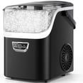 thumbnail image 3 of Snowyermine Nugget Ice Maker Countertop with Handle, 35lbs/Day Portable Pebble Ice Machine, Chewable Sonic Ice Ready in 5 Mins, Anti-Fingerprint Matte Self-Cleaning Ice Maker for Home, Kitchen, Party, 3 of 12