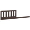 Delta Children Daybed/Sofa/Toddler Guardrail Kit #W146725, Greenguard Gold Certified, Walnut Espresso