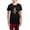 With Red Plaid Pant, variant on CafePress - Kanji Truth Pajamas - Women's Short Sleeve Print T-Shirt and Pants Dark Cotton Pajama Set
