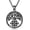 02-Black, variant on Cross Necklace 925 Sterling Silver Tree of Life Jerusalem Cross Necklace Crucifix Religious Jewelry Christmas Thanksgiving Gifts for Men Women