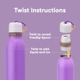 thumbnail image 3 of Botella de agua Owala FreeSip Twist con aislamiento de 700 ml, color morado, 3 of 6