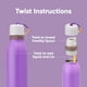 thumbnail image 3 of Botella de agua Owala FreeSip Twist con aislamiento de 700 ml, color morado, 3 of 6