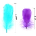 thumbnail image 2 of 525 Pieces Colorful Feathers for Craft Wedding Home Party Decorations, 3-5 Inches 10 Colors Craft Feathers, 2 of 6