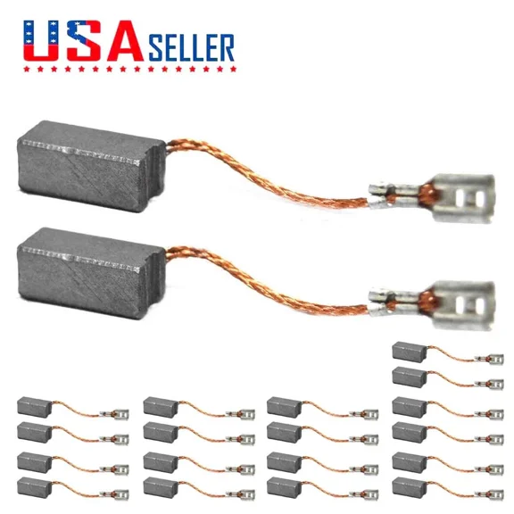 10 Pairs Carbon Brush For Bosch 1661 (0601661439) 14.4V Cordless Circular Saw