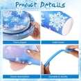 thumbnail image 4 of 144 Pieces Frozen Party Supplies, Snowflake Tableware Sets Including Disposable Paper Plates Napkins Cups Forks Serves 24 for Winter Christmas Holiday Wonderland Birthday Party Decorations, 4 of 7