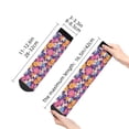thumbnail image 2 of Goofa Skull daisy flower Pattern Non Slip Socks with Grips for Elderly, Crew Socks Yoga Hospital Socks Cushioned Sole Gripper Socks for Men Women, 2 of 5