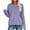 Purple, variant on ShomPort Women's Oversized Crew Neck Sweatshirt Fall Casual Solid Color Long Sleeve Sweatshirt Pullover Tops