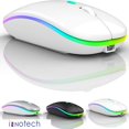 thumbnail image 4 of Bluetooth Rechargeable wireless Mouse for MacBook pro MacBook Air Mac Laptop Chromebook Windows Notebook MacBook HP PC DELL, 4 of 13