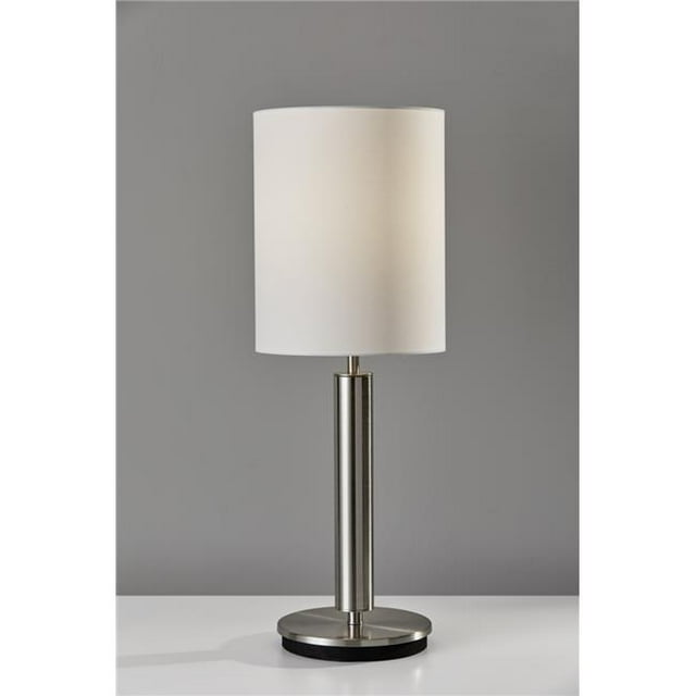Lampe de Table en Acier Brossé de 9,75 X 9,75 X 27 Po