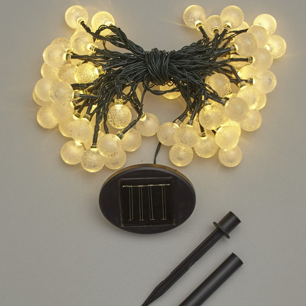 60 ft solar string lights