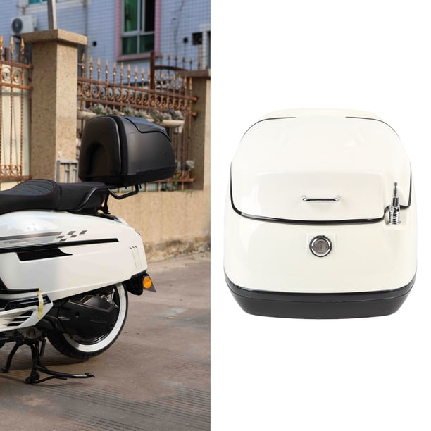 Caso Superior de la Motocicleta, Caja de de Tour de Motocicleta de 38 Litros, Casco de Almacenamiento de Almacenamiento de Troncal de Scooter de Moto Casco Trasero para Moto
