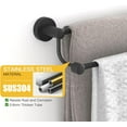thumbnail image 3 of Adjustable .es Double Towel Bar for Bathroom SUS Stainless Steel Towel Holder Hotel Style Wall Mount with Screws Hand Towel Bar，Towel Rack Rod Hanger Matte Finis, 3 of 9