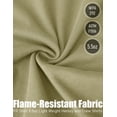 thumbnail image 7 of FR Shirts for Men 5.5oz Lightweight 100% Cotton Flame Resistant Henley NFPA 2112 CAT2 Work Shirt Dual Pockets Khaki 3XL, 7 of 7