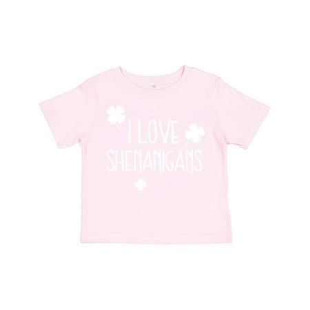 

Inktastic I Love Shenanigans Gift Toddler Boy or Toddler Girl T-Shirt