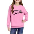 thumbnail image 4 of biudgviw Hoodies for Boys Girls Christmas Print Long Sleeve Tops Oversized Casual Hooded Toddler Sweatshirt Fall Winter Outfits, 4 of 4