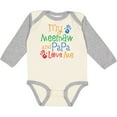 thumbnail image 3 of Inktastic Meemaw and Papa Love Me Boys or Girls Long Sleeve Baby Bodysuit, 3 of 5