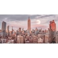 thumbnail image 3 of Frank, Assaf 14x9 Black Modern Framed Museum Art Print Titled - Empire State Building with Manhattan skyline - New York City, 3 of 5