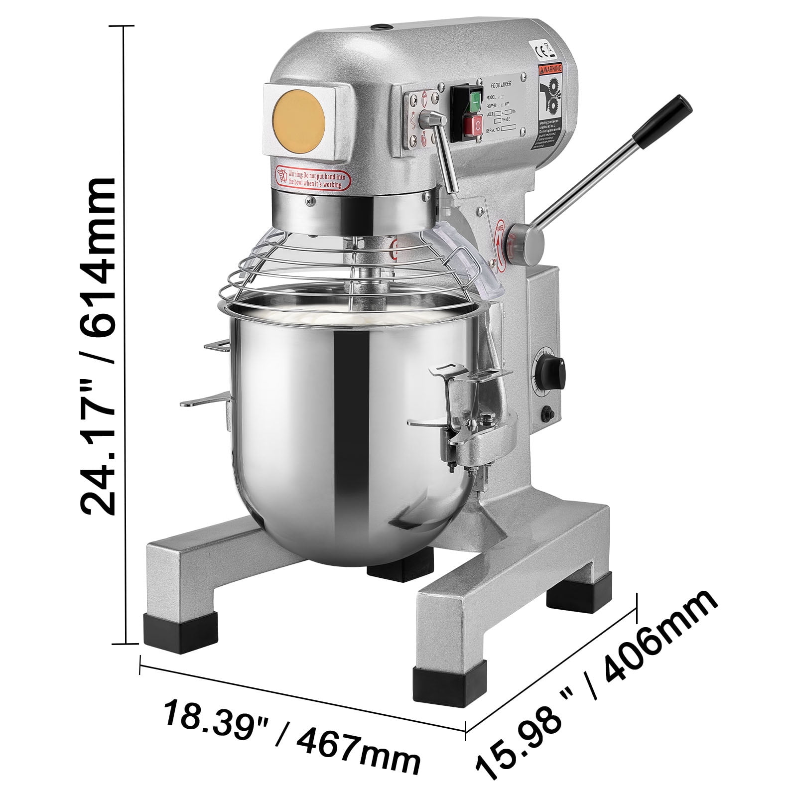 トップス flexwitme foodie KFFKFF Commercial Stand Mixer, 10Qt Stainless Steel Bowl