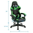 thumbnail image 2 of STGaming Gaming Chair with Massage High Back Ergonomic Computer Office Chair for Adults Kids Swivel Game Chair with Adjustable Headrest and Lumbar Support, Green, 2 of 7