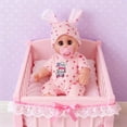 thumbnail image 6 of ToyKingdee Doll Rabbit Pajamas with Shoes Adorable Doll Decoration Outfit for Dolls Easy to Dress Up with Zipper Design Creative Imagination, 6 of 6