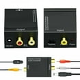 thumbnail image 5 of For Toslink Signal Optical Coaxial Digital to Analog Audio Converter Adapter RCA L/R with Fiber Cable, 5 of 9