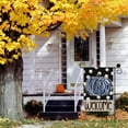 thumbnail image 4 of Fall Garden Flag 12.5x18in Double Sided Thanksgiving Blue Pumpkin Welcome Polka Dot Vertical Yard Flag Autumn Holiday Harvest Seasonal Outdoor Decoration for Outside Home Porch Yard Decor, 4 of 6