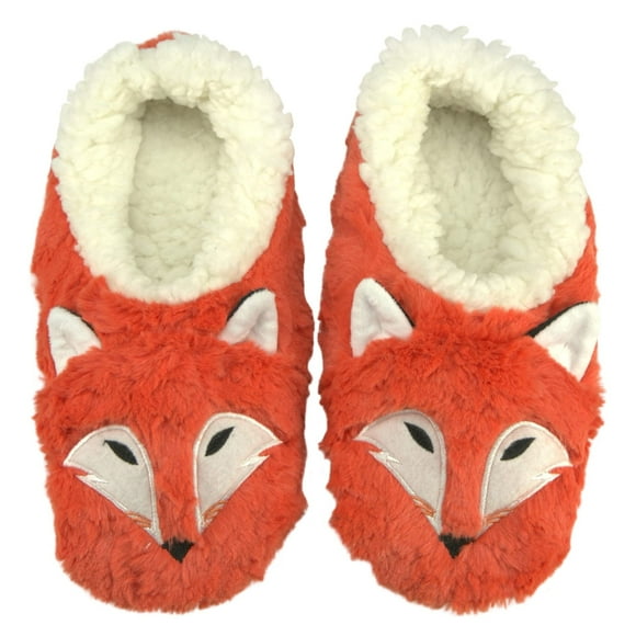 ooohyeah Pantoufles Renard Mignonnes et Duveteuses pour Femmes, Amusantes et Confortables, Antidérapantes pour la Maison