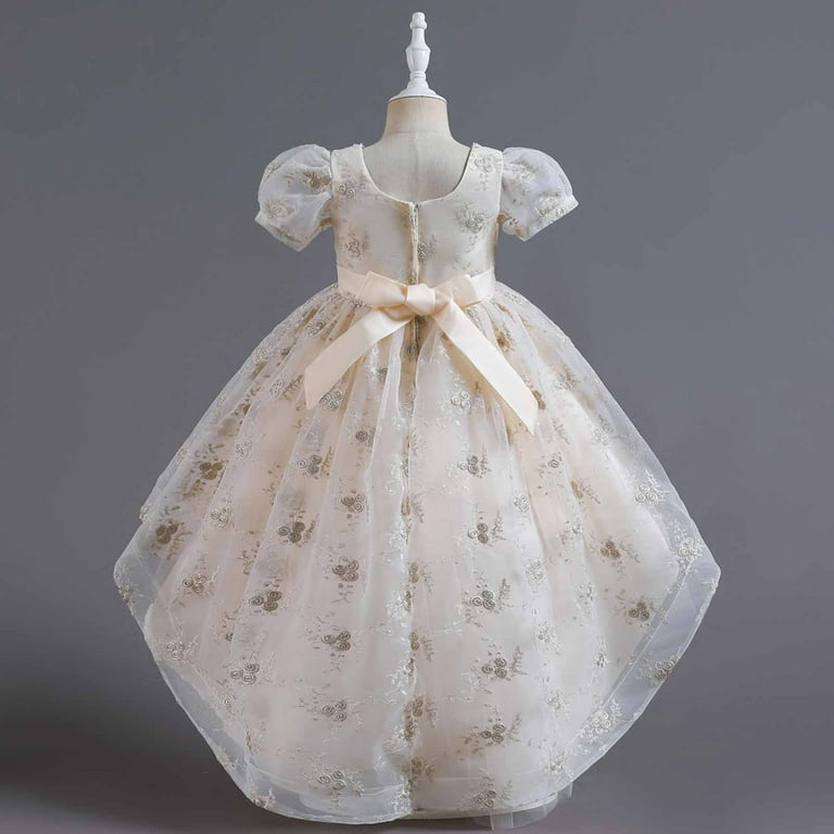sachin and babi light blue dress White Floral Embroidered Dress
