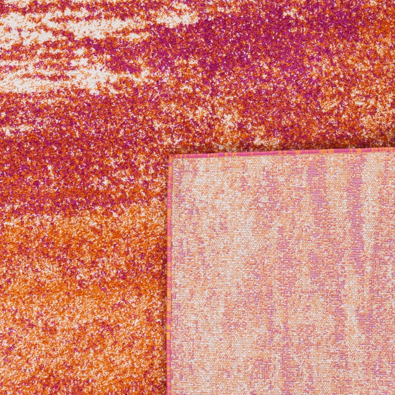 SAFAVIEH Evoke Frosina Abstract Area Rug, Ivory/Orange, 3' x 5'