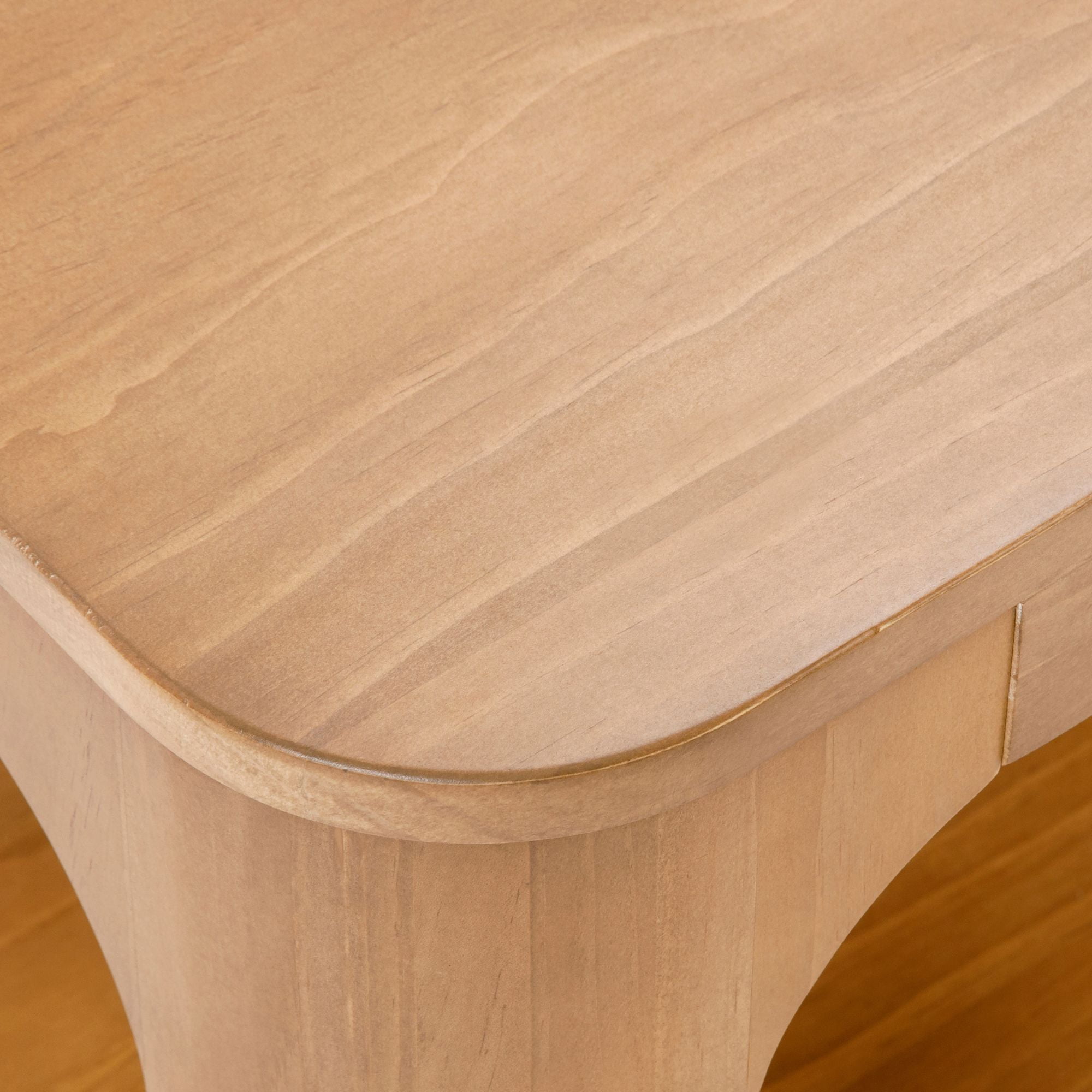 Plank+Beam 20" Solid Wood Square Side Table with Shelf, End Table for Living Room with Storage