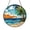 Acrylic 3.5 Inch, variant on Fantasy Palm Tree Ocean View Stained Glass Window Decor – Handmade Beach Hanging Art