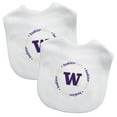 thumbnail image 2 of BabyFanatic Officially Licensed Unisex Baby Bibs 2 Pack - NCAA Washington Huskies, 2 of 4