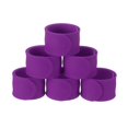 thumbnail image 1 of Uxcell 6Pcs Pulseras de Golpe de Silicona, 8.46" x 1" Pulseras de Golpe al por Mayor para Rellenos de Bolsas de Regalo de Bricolaje, Incentivos para el Aula (Púrpura), 1 of 5