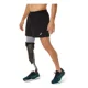 thumbnail image 3 of Short Running Asics Road 2-n-1 5in Negro Hombre 2011c388.002, 3 of 7