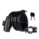 thumbnail image 1 of Candado para bicicleta, candado de cable de plástico antirrobo, accesorio de seguridad para bicicleta (negro), 1 of 2