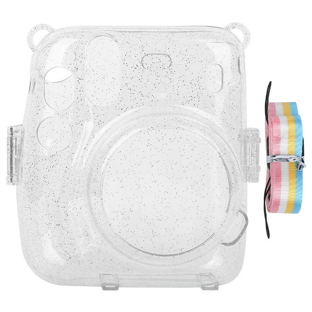 Funda protectora Jadeshay para cámara instantánea PVC transparente azul rosa morado