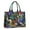 Multicolor Butterfly Group, variant on Large Capacity Tote Bag,White Butterfly Orange Pattern Handbag Fashion Luxury Tote Bag,15.7"x13"x 5.1" Inches,Laptop Compatible