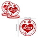 thumbnail image 3 of Platos para San Valentín | Vajilla desechable de 20 piezas para decorar cumpleaños infantiles y baby showers | Platos de papel con motivos de corazones, 3 of 6