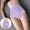 Purple, variant on EGNMCR Women's Cotton Underwear, High Waist Breathable Briefs, Soft Underpants, Ladies Stretch Panties Women's Solid High Waist Tummy Controlling Warm Underwear Underwear Briefs Women Underwear