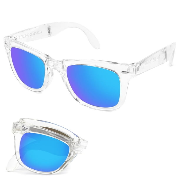 Lentes de Sol Plegables Clásicos Polarizados UV400 para Hombre y Mujer
