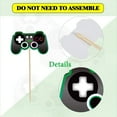 thumbnail image 3 of 50 Pieces Video Game Cake Toppers Gaming Cupcake Toppers Gamer Cake Decorations Set Video Game Controllers Cake Toppers Happy Birthday Cake Decorations Picks for Kids Gaming Themed Birthday Party, 3 of 7