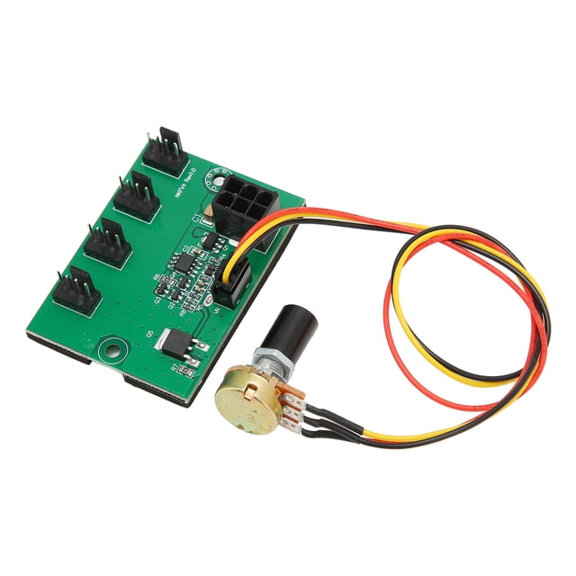 Adaptador de ventilador de 4 pines Bling Bling concentrador de refrigeración de chasis de PC 12 V