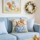thumbnail image 1 of CaiYueKe Cute Cat Embroidery Pillow Cover - Flocked Velvet Decorative Throw Cushion Sofa Bedroom Living Room Accent Pillowcase, Faux Embroidery Animal Pattern Home Decor Gift for Women, 1 of 7