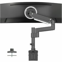 VIVO Single Monitor Stand Desk Mount Arm w/ USB Ports, Fits Ultrawides up to 49"