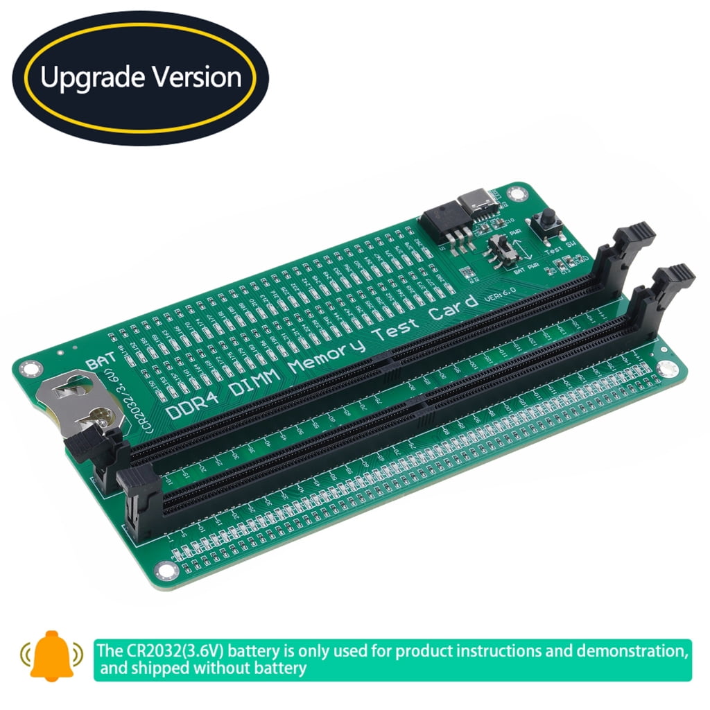 DDR4 DIMM Memory Tester DDR4 Memory Test Card with LED Indicators Desktop Computer for Desktop Computer DDR4