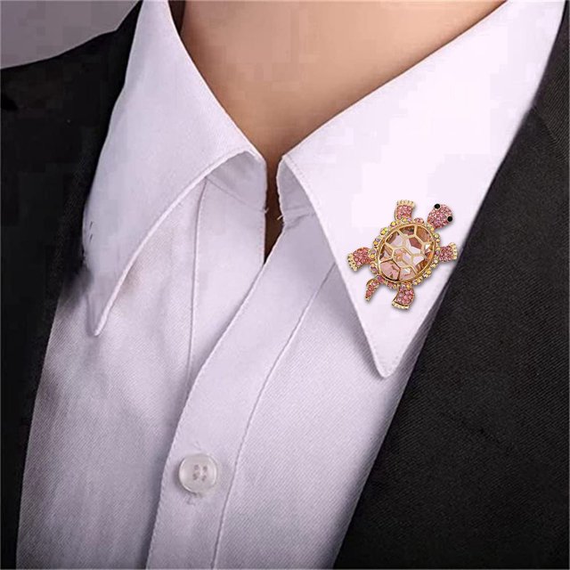 Turtle Brooch Exquisite Brooch Unique Decoration Accessory for Collectors Stylish Jewelry for All Occasions