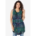 thumbnail image 2 of Roaman's Women's Plus Size Sleeveless Angelina Tunic, 2 of 5