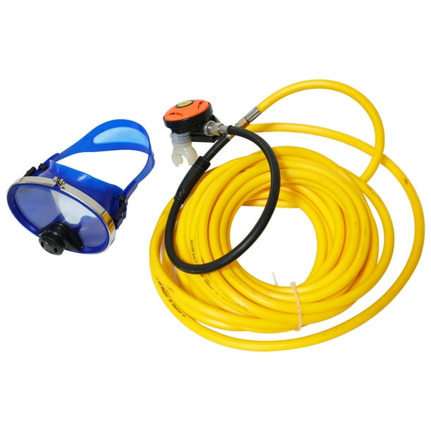Diving Equip Set 145Psi Scuba Second Stage Regulator22 & Pvc Air Hose
